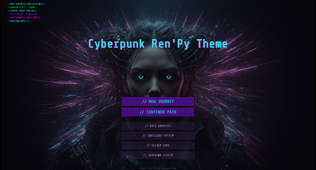 Cyberpunk Ren'Py Theme cover