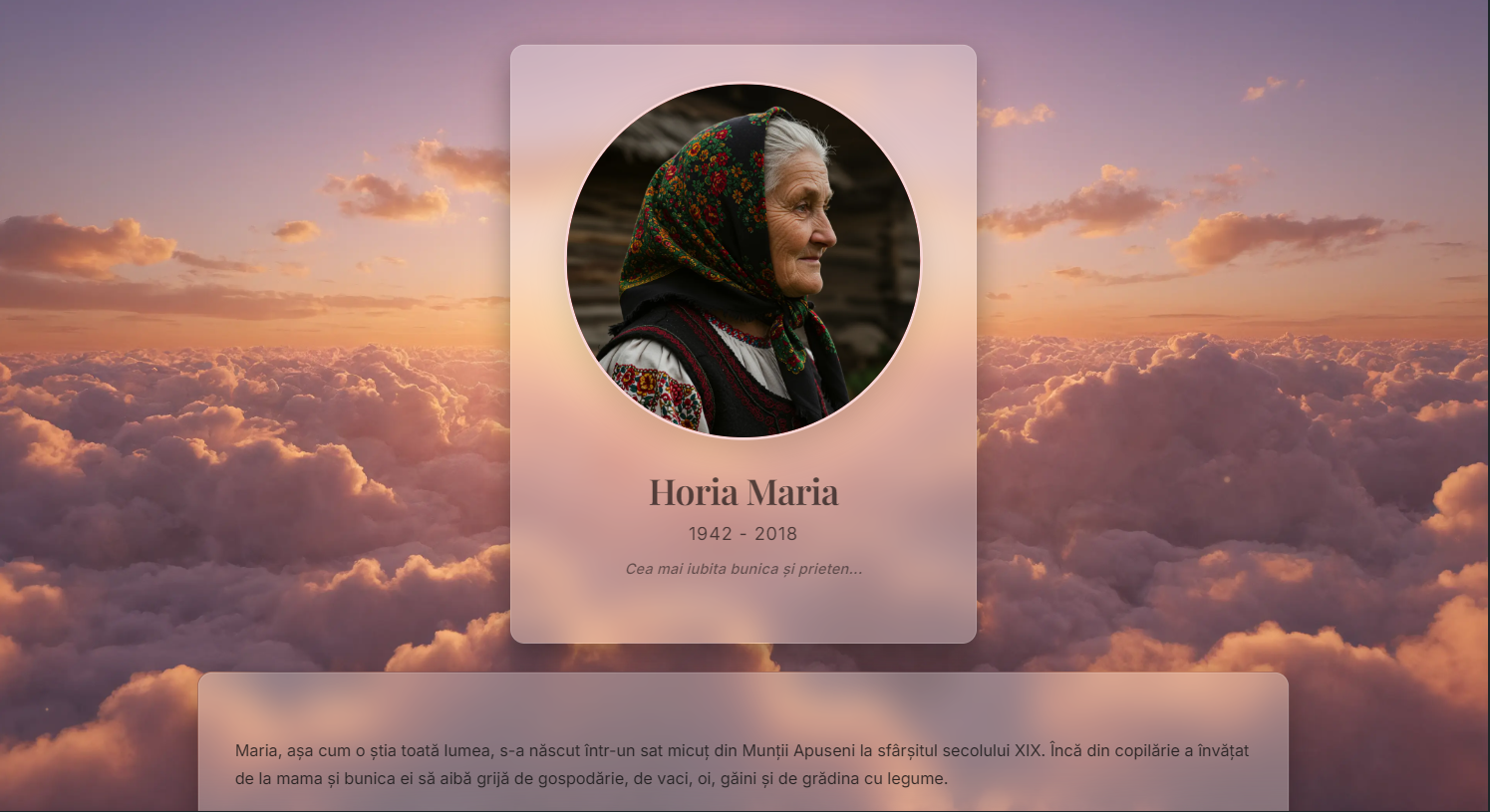 QVIA QR Memorial Pages